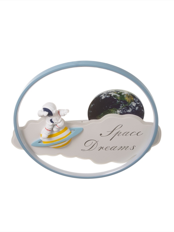 Светильник «Космонавт на планете» 120 Вт LED 48×51×8.5 см