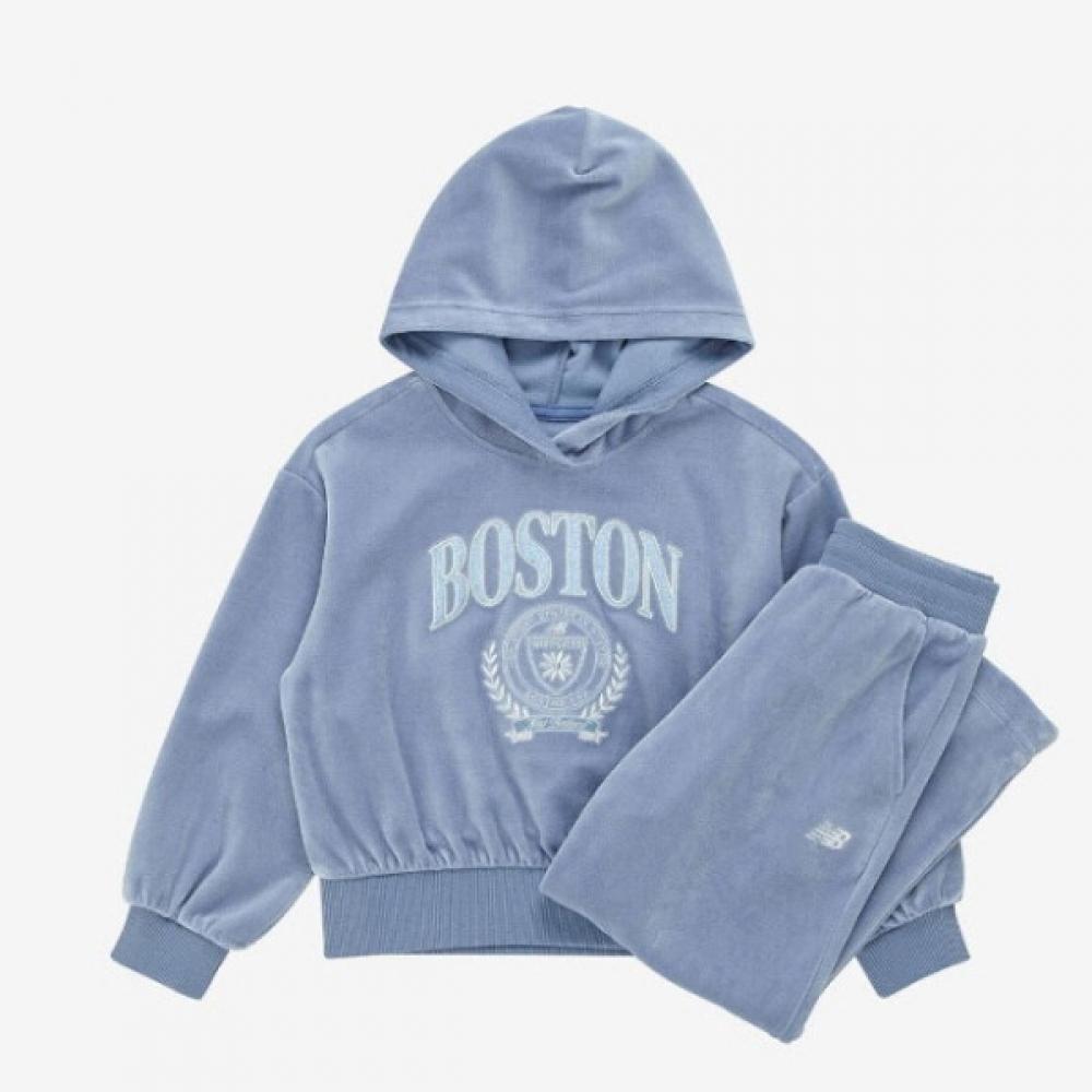 New Balance Kids Training Set Velour Hood Hqk Nk9ye4813g 51 120