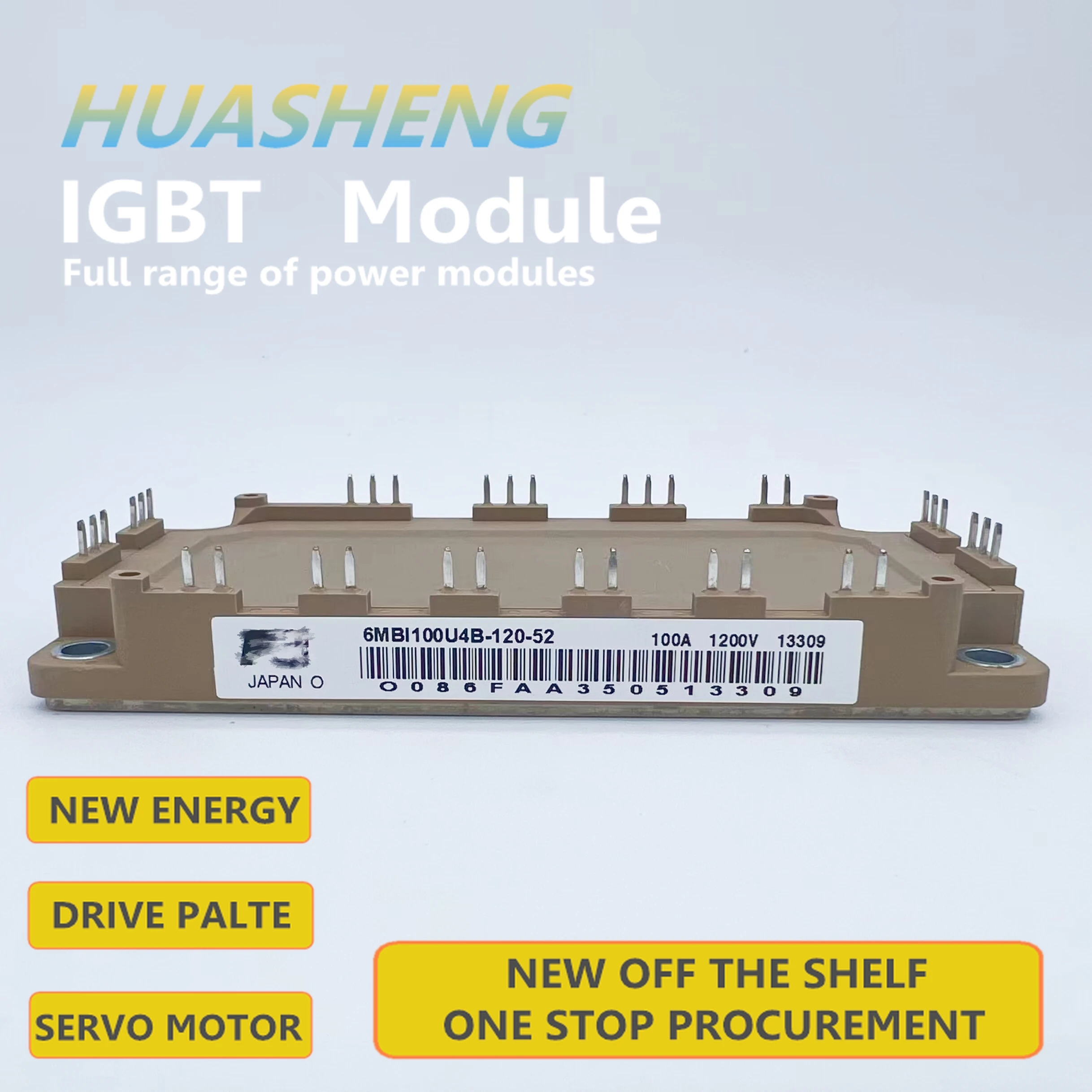 1Pcs 6MBI100U4B-120-52 6MBI100U4B-120-51 6MBI100U4B-120-50 6MBI100U4B-120 Gloednieuwe Originele 100%