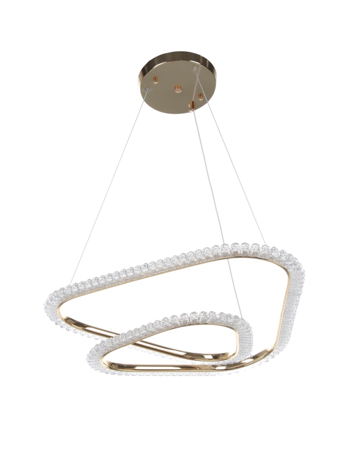 Люстра Charlotte 70 Вт LED 4000-6000К золото 51×60×12+120 см